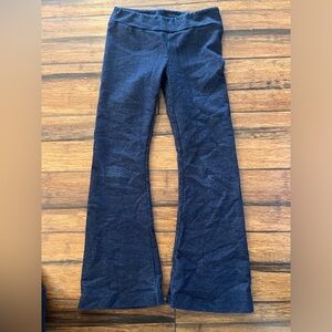 Faux denim flare leggings